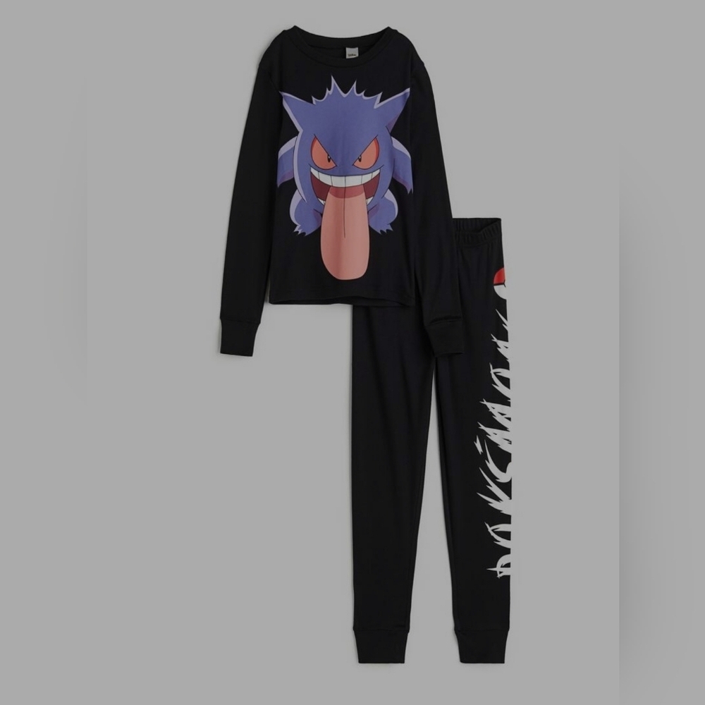 H&M Black Pokémon Pajama Set